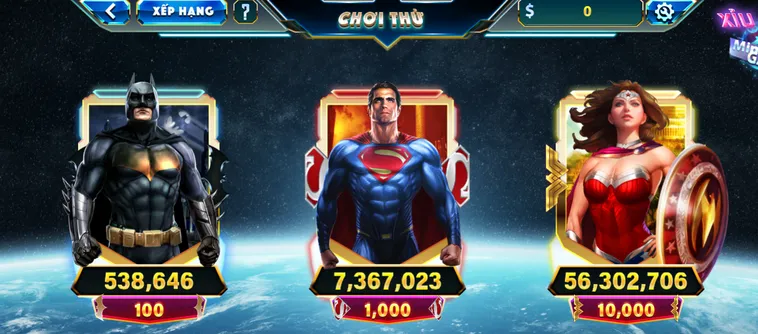 Chinh Phục Vũ Trụ Giải Thưởng Cùng Nổ Hũ Justice League Tại 789Club