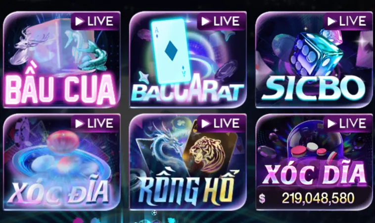Trải Nghiệm Sòng Bài Trực Tuyến Đẳng Cấp Tại LiveStream Casino 789Club