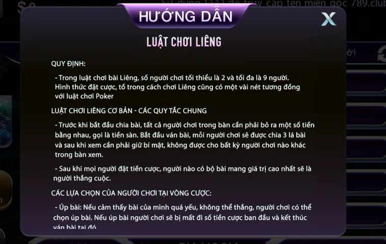 Hướng Dẫn Cách Chơi Liêng Tại 789Club Luôn Thắng Năm 2026