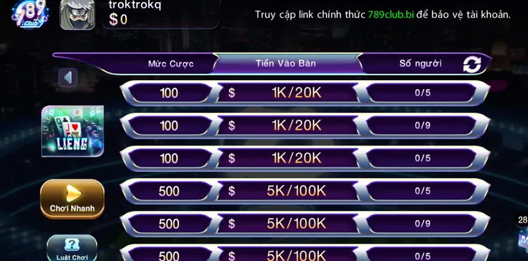 Hướng Dẫn Cách Chơi Liêng Tại 789Club Luôn Thắng Năm 2026