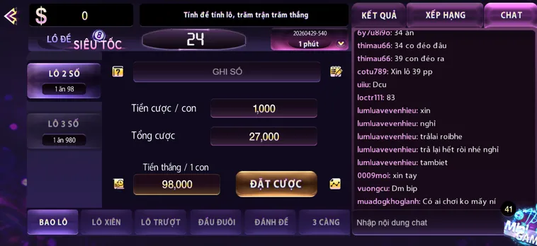 Cách Chơi Lô Đề Siêu Tốc Tại 789Club Để Thắng Lớn Mỗi Phút