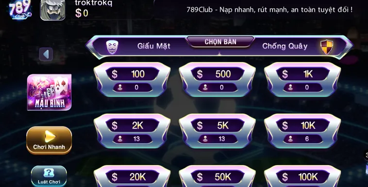 Cách Chơi Mậu Binh Tại 789Club Hiệu Quả Nhất Để Ăn Tiền Đối Thủ