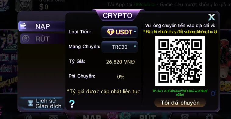 Nạp rút đa kênh, đơn giản chỉ với 789Club.