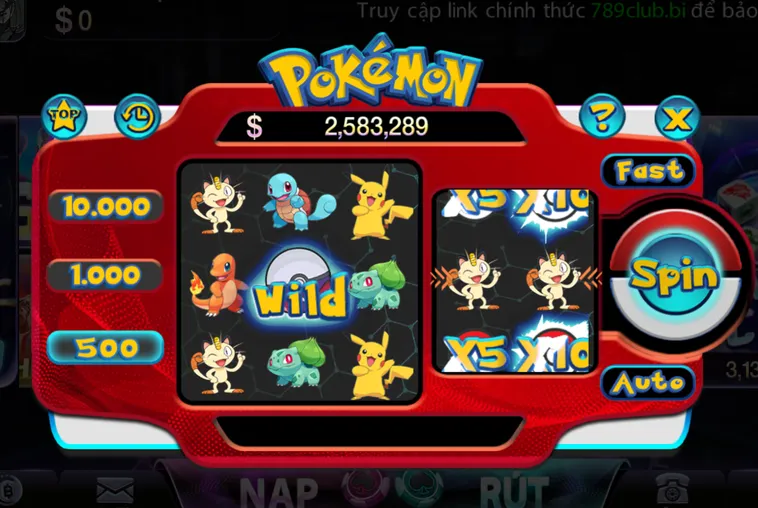 Hành Trình Săn Quái Thú Cùng Minigame Pokemon Tại 789Club