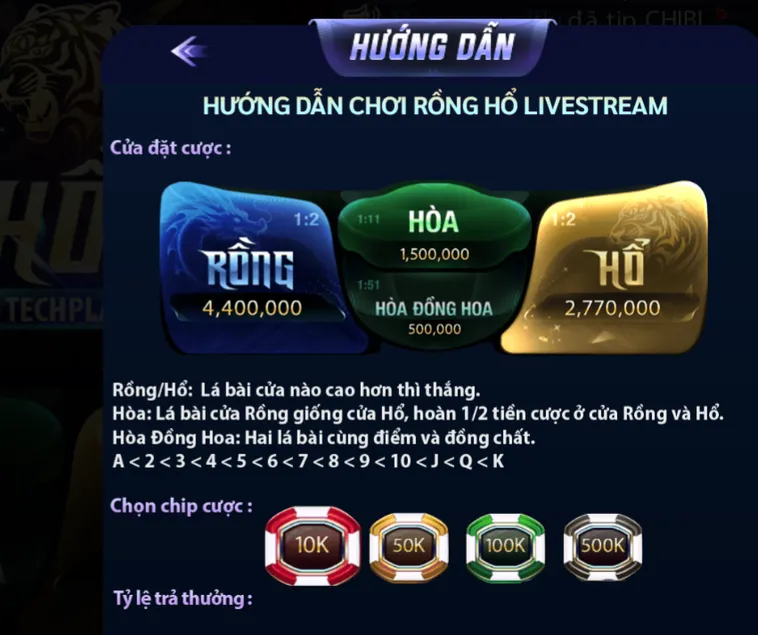 Bí Quyết Chơi Rồng Hổ Casino Tại 789Club Để Hốt Bạc Chỉ Trong Chớp Mắt