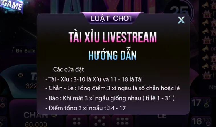 Trải Nghiệm Đỉnh Cao Cùng Tài Xỉu Casino Tại 789Club