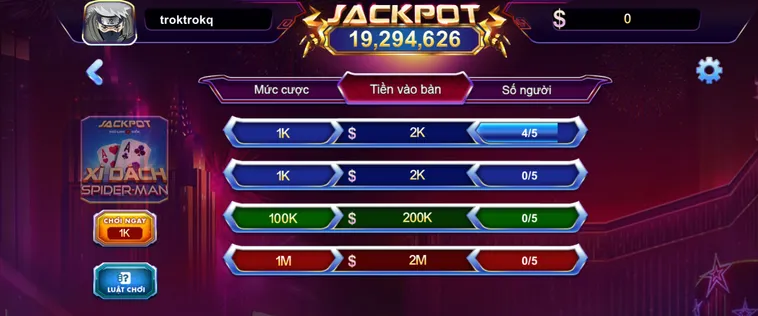 Khám Phá Cách Chơi Xì Dách Spidermen Đầy Mới Lạ Tại 789Club